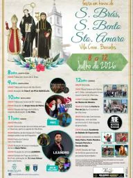 Cartaz Festa em honra de S. Brás, S. Bento, Sto. Amaro 2026 - Vila Cova