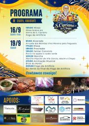 Cartaz Festa em honra de S. Cipriano 2026 - Chapa