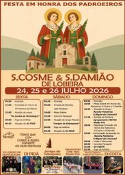 Cartaz Festa em honra de S.Cosme & S.Damião 2026 - Lobeira