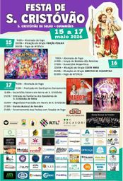 Cartaz Festa em honra de S. Cristóvão 2026 - S. Cristóvão de Selho