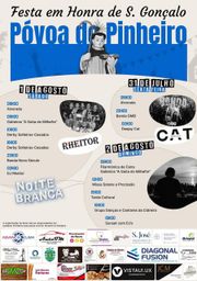 Cartaz Festa em honra de S. Gonçalo 2026 - Póvoa de Pinheiro