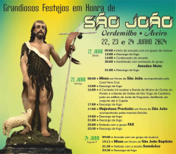 Cartaz Festa em Honra de S. João 2024 -  Verdemilho