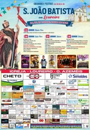 Cartaz Festa em honra de S. João Batista 2026 - Loureiro