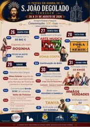 Cartaz Festa em honra de S. João Degolado 2026 - Terrugem
