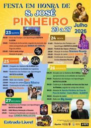 Cartaz Festa em honra de S. José 2026 - Pinheiro