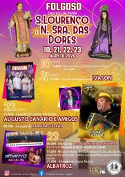Cartaz Festa em honra de S. Lourenço 2026 - Folgoso