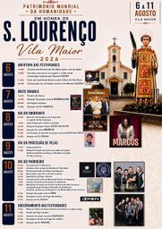 Cartaz Festa em honra de S. Lourenço 2026 - Vila Maior