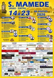 Cartaz Festa em honra de S. Mamede 2026 - Janas
