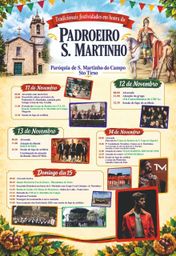 Cartaz Festa em honra de S. Martinho 2026 - S. Martinho do Campo