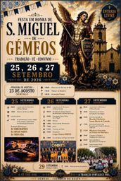 Cartaz Festa em honra de S. Miguel 2026 - Gémeos