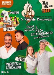 Cartaz Festa em honra de S. Paio de Brunhais 2026 - Brunhais