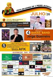 Cartaz Festa em honra de S. Pedro 2026 - Alhadas