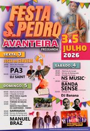 Cartaz Festa em honra de S. Pedro 2026 - Avanteira