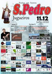 Cartaz Festa em honra de S. Pedro 2026 - Jugueiros