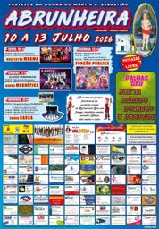Cartaz Festa em honra de S. Sebastião 2026 - Abrunheira