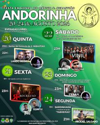Cartaz Festa em honra de S. Sebastião 2026 - Andorinha