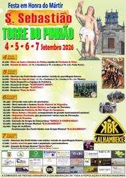 Cartaz Festa em honra de S. Sebastião 2026 - Torre do Pinhão
