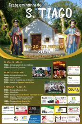 Cartaz Festa em honra de S. Tiago 2026 - Padornelo