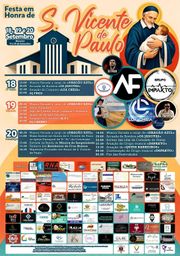Cartaz Festa em honra de S. Vicente de Paulo 2026 - Vila Real