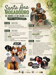Cartaz Festa em honra de Santa Ana 2026 - Mogadouro