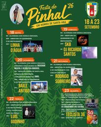 Cartaz Festa em honra de Santa Ana 2026 - Pinhal