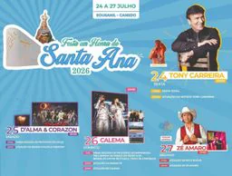 Cartaz Festa em honra de Santa Ana 2026 - Sousanil