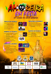 Cartaz Festa em Honra de Santa Barbara 2024 - Amoreira