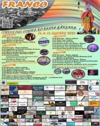 Cartaz Festa em Honra de Santa Bárbara 2024 - Franco