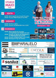 Cartaz Festa em Honra de Santa Bárbara 2024 - Pessegueiro