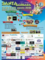 Cartaz Festa em honra de Santa Bárbara 2026 - Barreiro