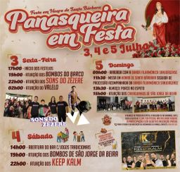 Cartaz Festa em honra de Santa Bárbara 2026 - Panasqueira