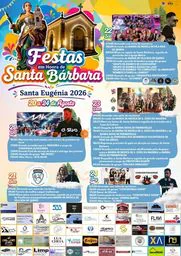 Cartaz Festa em honra de Santa Bárbara 2026 - Santa Eugénia