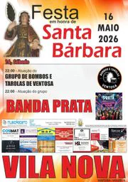 Cartaz Festa em honra de Santa Bárbara 2026 - Ventosa