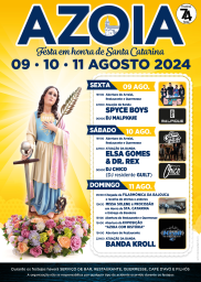 Cartaz Festa em Honra de Santa Catarina 2024 - Azoia