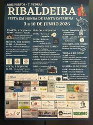 Cartaz Festa em honra de Santa Catarina 2026 - Ribaldeira
