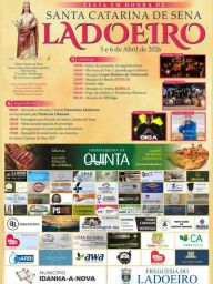 Cartaz Festa em honra de Santa Catarina de Sena 2026 - Ladoeiro