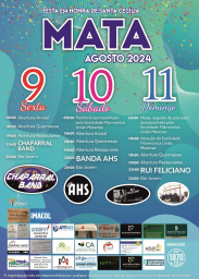 Cartaz Festa em Honra de Santa Cecília 2024 - Mata