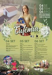 Cartaz Festa em honra de Santa Eufémia 2026 - Felgueiras