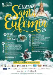 Cartaz Festa em honra de Santa Eufémia 2026 - Maçainhas