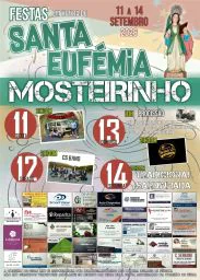 Cartaz Festa em honra de Santa Eufémia 2026 - Mosteirinho