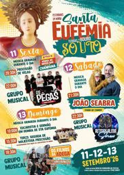 Cartaz Festa em honra de Santa Eufémia 2026 - Souto