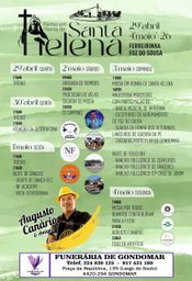 Cartaz Festa em honra de Santa Helena 2026 - Ferreirinha