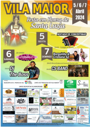 Cartaz Festa em Honra de Santa Luzia 2024 - Vila Maior
