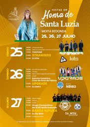 Cartaz Festa em honra de Santa Luzia 2026 - Moita Redonda