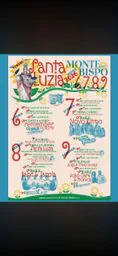Cartaz Festa em honra de Santa Luzia 2026 - Monte do Bispo