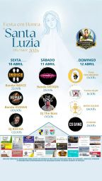 Cartaz Festa em honra de Santa Luzia 2026 - Vila Maior