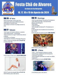 Cartaz Festa em Honra de Santa Margarida 2024 - Chã de Alvares