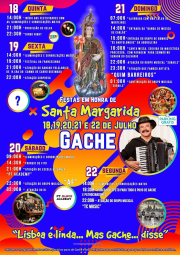 Cartaz Festa em Honra de Santa Margarida 2024 - Gache
