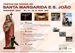 Cartaz Festa em Honra de Santa Margarida 2024 - Murracezes