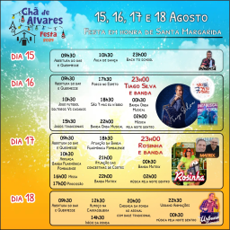 Cartaz Festa em Honra de Santa Margarida 2025 - Chã de Alvares